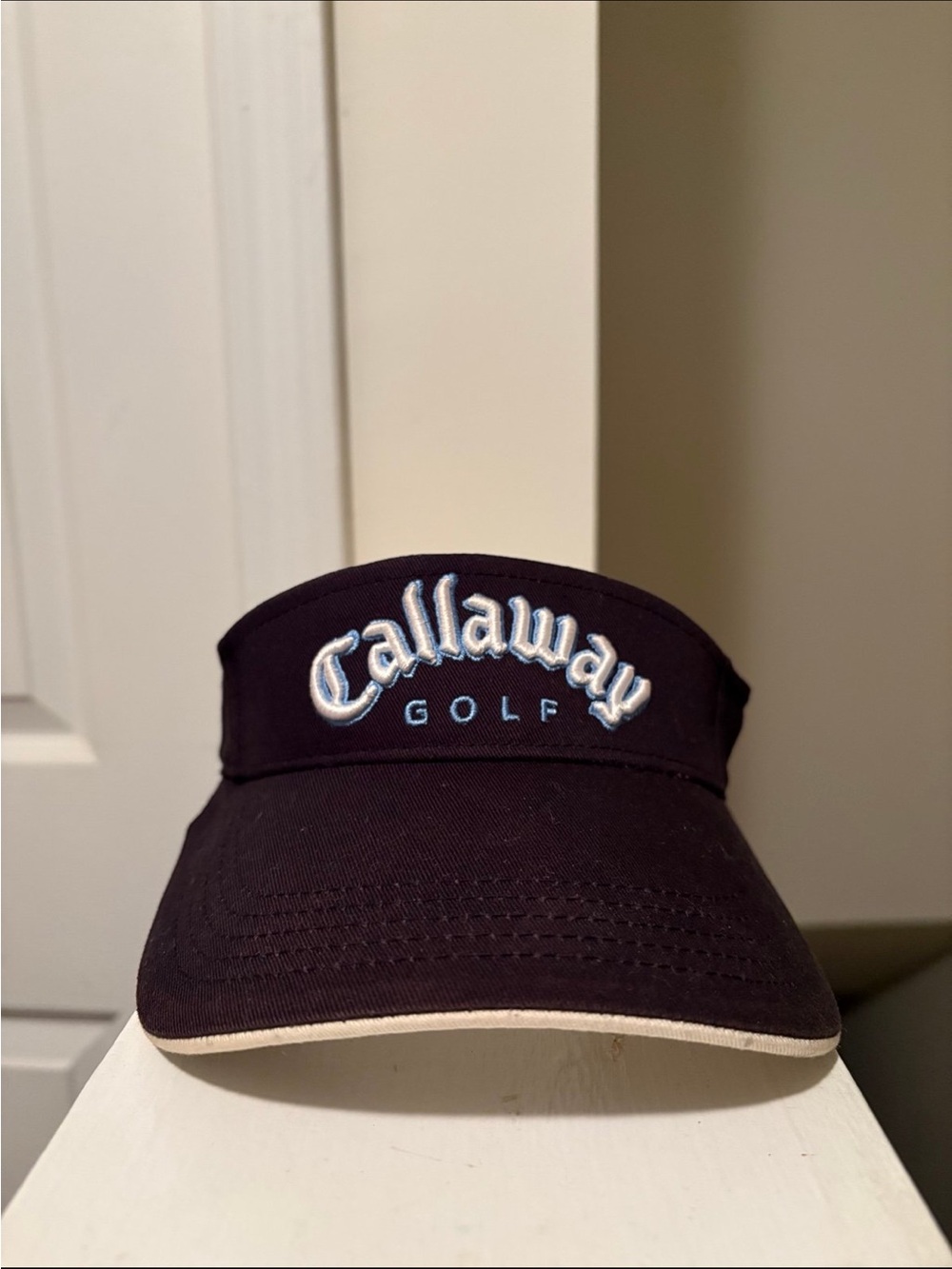 Callaway Gollf Unisex adjustable Black Logo Visor